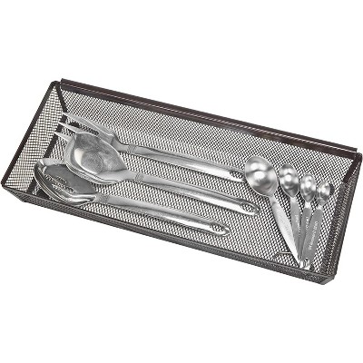 Smart Design Metal Mesh Drawer Organizer - 15 x 6 Inch
