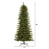 9ft. Fir Look Artificial Christmas Tree with 800 Clear LED Lights – Grand Holiday X-Mas Centerpiece - 2 of 4