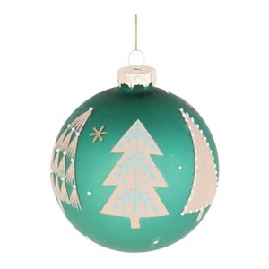 Beaded Pine Tree Ball Ornament (Set of 6) - 1 of 4
