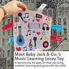 Baby Jack The Learning Lovey Musical Instruments Feel the Music Crinkle Tag Toy 8" x 8" - 2 of 4