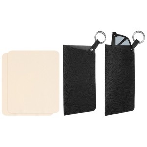 Unique Bargains Soft Portable Scratch-Resistant Slip-in Eyeglass Cases 2 Pcs - 1 of 4