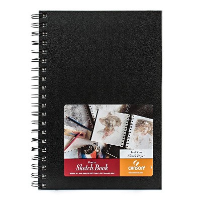 Canson 7" x 10" Wire Bound Sketch Book 80 Sheets/Book 2/Pack (73837-PK2)