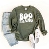 Simply Sage Market Women's Graphic Sweatshirt Boo Thang Wavy - 2 of 2