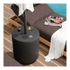 FONTOI Umbrella Base, Movable Umbrella Base, Portable Umbrella Base for Patio Garden, Black, 14.8"*16.7"*14.8" - 2 of 4