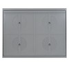 Full/Queen Size Murphy Bed Wall Bed, White/Gray-ModernLuxe - 4 of 4