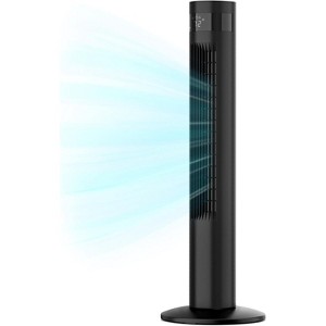 ZAFRO Tower Fan With 85° Oscillating Standing Bladeless Tower Fan with 24ft/s Velocity, 3 Modes, 3 Speeds, 12H Timer, 36 inch (White) - 1 of 4