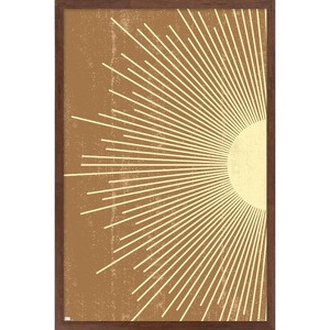 Trends International Abstract Sun Framed Wall Poster Prints - 1 of 4