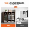 VEVOR Literature Organizers, 24 Compartments Office Mailbox with Adjustable Shelves, Wood Literature Sorter 29x12x24.4 inches,EPA Certified - 3 of 4
