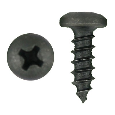Install Bay® Phillips® #8 x 1/2-In. Pan Head Screws, 500 Count in Black