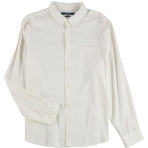 Perry Ellis Mens Twill Button Up Shirt - 1 of 2