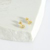 Girls' Round Bezel Screw Back 14k Gold Earrings - In Season Jewelry - 4 of 4