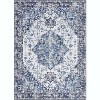 Washable Vintage Area Rug, Low-Pile Non-Slip Soft Carpet with Rubber Backing for Living Room, Bedroom, Dining Room & Kitchen - 2 of 4