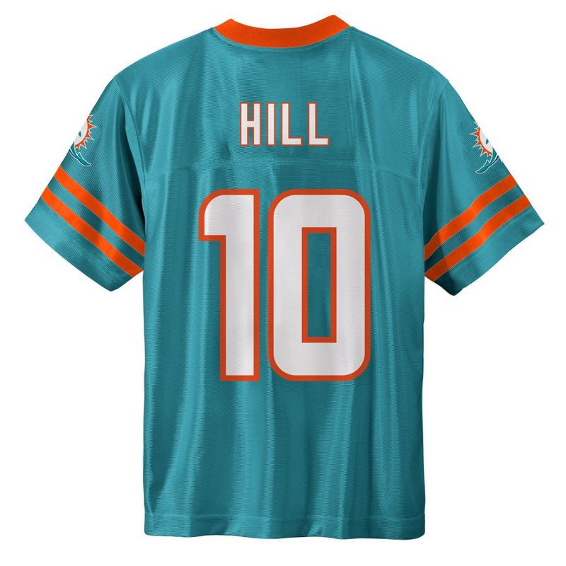 NFL Miami Dolphins Boys&#39; Short Sleeve Hill Jersey, 3 of 4