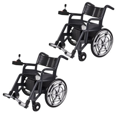 Set of 2 Wheelchairs for WWE & AEW Wrestling Action Figures