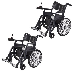 Set of 2 Wheelchairs for WWE & AEW Wrestling Action Figures - 1 of 3