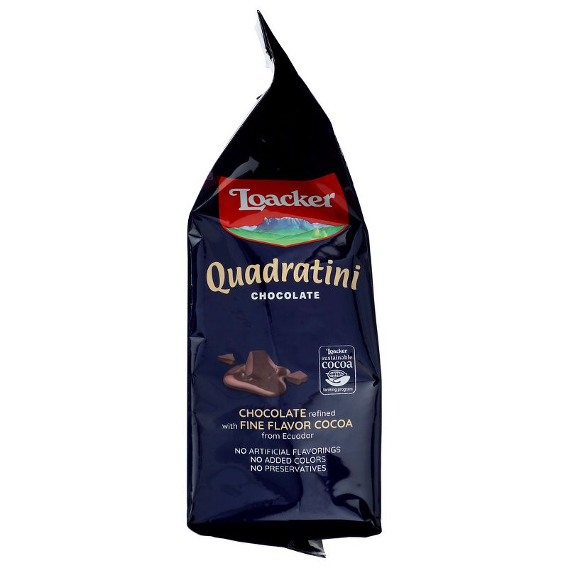 Loacker Quadratini Chocolate Bite Size Wafer Cookies - Case of 6/8.82 oz, 5 of 7
