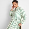 Women's Long Sleeve Collared Button-Down Shirt - Future Collective - 3 of 3