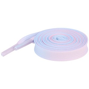 INSPIRE CHIC Three Colors Gradient Flat Shoe Laces for Sneakers 1 Pair - 1 of 4