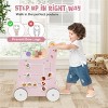 KTMBDW 2-in-1 Baby Walker with 8 Fun Activities (Dessert Sorter/Adjustable Clock/Maze) + Side Shop Window (Role Play)for 10-12 Months 1 2 3 Years Old - 3 of 4