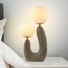 JONATHAN Y Oona 18" 2-Light Scandinavian Resin/Iron/Frosted Glass Cactus (Includes LED Light Bulb) Table Lamp - 3 of 4