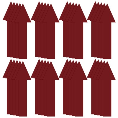 Unique Bargains PVC Self Adhesive Waterproof Office Marking Arrow Sticker 40 Pcs
