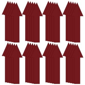 Unique Bargains PVC Self Adhesive Waterproof Office Marking Arrow Sticker 40 Pcs - 1 of 4