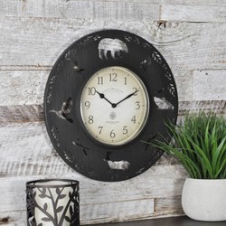 Cottage Grove 24 Wall Clock Tan Infinity Instruments Target
