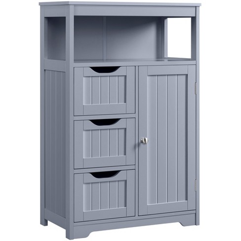 Yaheetech Wooden Floor Cabinet Free Standing Storage Organizer For ...