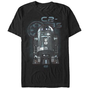 Men's Star Wars Rogue One C2-B5 Symbol T-Shirt - 1 of 4