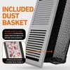 Contemporary Floor Register Vent with Mesh Cover Trap - 2 of 4