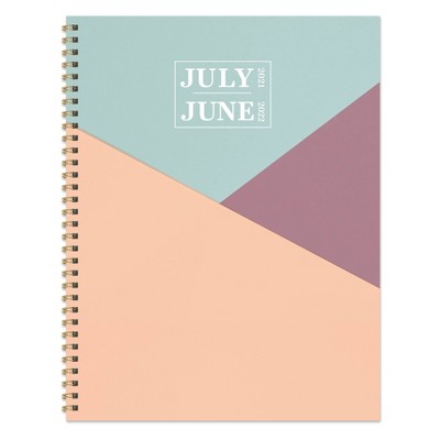 2021-22 Academic Planner 8.5" x 11" Blocked Angles Daily/Weekly/Monthly - The Time Factory