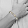 Black Bow Jewelry 8mm 14k Gold Inlay and Titanium Link Bracelet - 8.5 Inch - 4 of 4