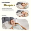 JIONJOY Memory Foam Ergonomic Contour Neck Pillows 1 Pack - 2 of 4