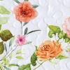 Collections Etc Colorful Rose Trail Butterfly Scalloped Edge Pillow Sham Set - 3 of 3