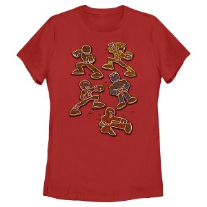 Women's Power Rangers Power Ranger Cookies T-Shirt - 1 of 4
