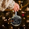 Thank You Christmas Crystal Glass Ornaments Gifts for Christmas Tree, Christmas Appreciation Ornament 2025 Gifts for Women Men Boss - 4 of 4
