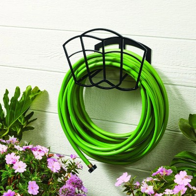 Steel Swirling Stack Hose Hanger, Black, 125'