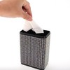 Unique Bargains Auto Car Trash Can Durable Seat Back Trash Bin Multicolor 1 Pc 4.3" Length 2.8" Width 5.5" Height Plastic Rhinestone - 4 of 4