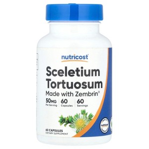 Nutricost Sceletium Tortuosum, 50 mg , 60 Capsules - 1 of 2