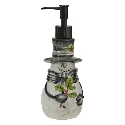 Park Designs Sketchbook Snowman Soap Dispenser