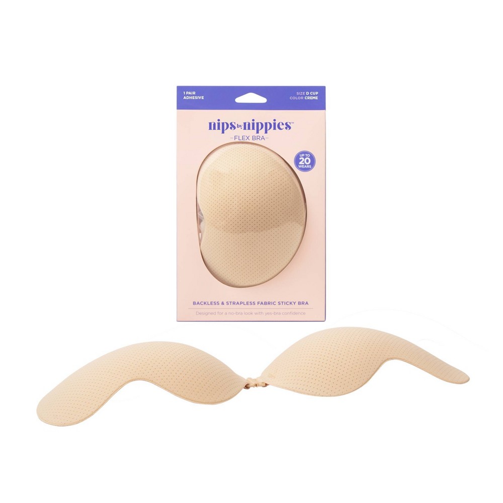 Nips by Nippies Women's Flex Bra - Cream D