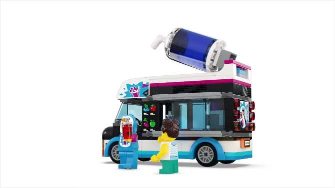 LEGO City Great Vehicles Penguin Slushy Van Truck Toy 60384, 2 of 10, play video