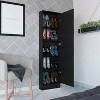 TiramisuBest Rectangle Tall Shoe Cabinet with Mirror,White - 2 of 4