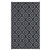 Outdoor Rug Waterproof Plastic Straw Rug Reversible Rug for Patios Decks Porch Camper Balcony Backyard - 2 of 4
