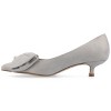 Journee Collection Womens Medium and Wide Width Orana Pointed Toe Kitten Heel Pumps - 2 of 4