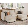 Belffin Modular Sectional Sleeper Sofa with Storage Ottoman, Corduroy Luxury Sectional Sofa with Chaise Convertible Modern Sectional for Living Room - 3 of 4