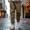 Dalix Alien Embroidered Sweatpant Heavy Weight Fleece Relaxed Fit Lounge Mens - 3 of 4