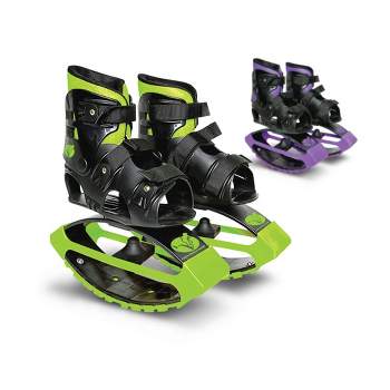 Big Time Toys Moon Shoes Bouncy Shoes - Mini Trampolines for Your Feet -  One Size Up to 90 Lbs.