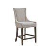 25.5" Ultra Upholstered Counter Height Barstool Cream - Madison Park - 3 of 4