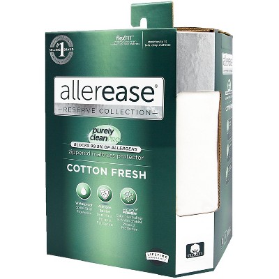 Twin Cotton Fresh Mattress Protector - AllerEase